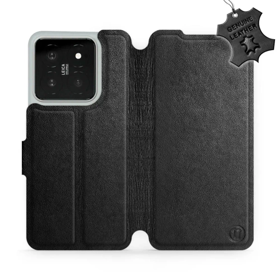 Hülle für Xiaomi 14 - Farbe Black Leather