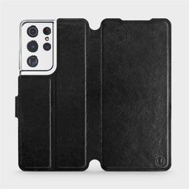 Hülle für Samsung Galaxy S21 Ultra - Farbe Black&Orange