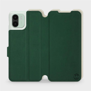 Hülle für Xiaomi Redmi A1 - Farbe Grün mit Platin