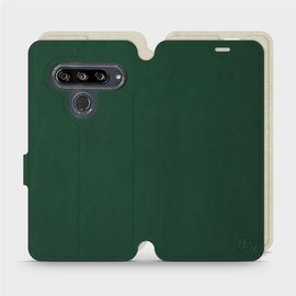 Hülle für LG G8s ThinQ - Farbe Grün mit Platin
