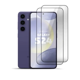 2er Set Panzerglas Clear für Samsung Galaxy S24