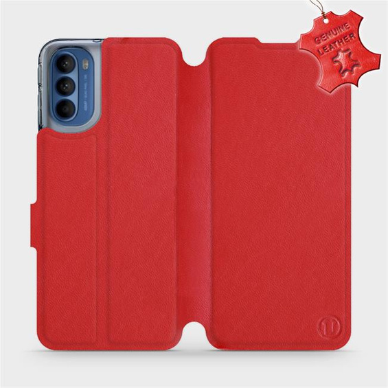 Hülle für Motorola Moto G41 - Farbe Red Leather