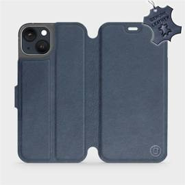 Hülle für Apple iPhone 13 - Farbe Blue Leather
