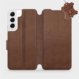 Hülle für Samsung Galaxy S22 - Farbe Brown Leather