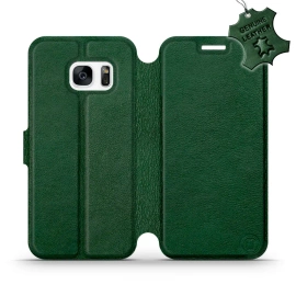Hülle für Samsung Galaxy S7 - Farbe Green Leather