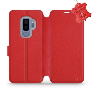 Hülle für Samsung Galaxy S9 Plus - Farbe Red Leather
