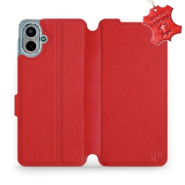 Hülle für Samsung Galaxy A07 - Farbe Red Leather