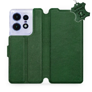 Hülle für Motorola Edge 50 Pro - Farbe Green Leather