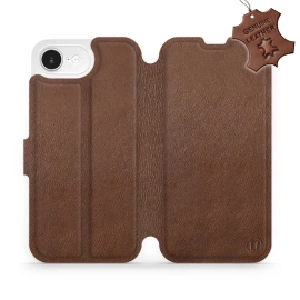 Hülle für Apple iPhone 16e - Farbe Brown Leather
