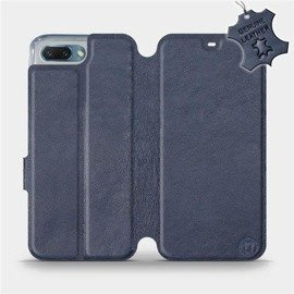 Hülle für Huawei Honor 10 - Farbe Blue Leather