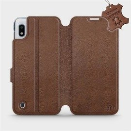 Hülle für Samsung Galaxy A10 - Farbe Brown Leather