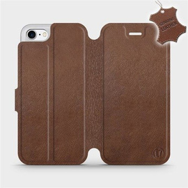 Hülle für Apple iPhone 7 - Farbe Brown Leather