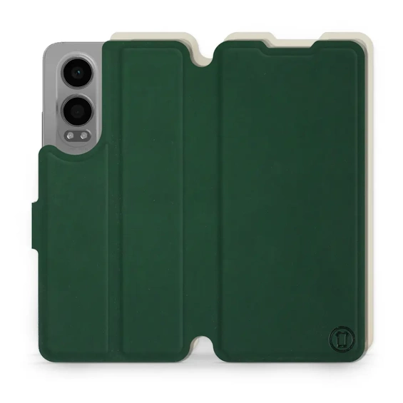 Hülle für OnePlus Nord CE 4 Lite - Farbe Grün mit Platin