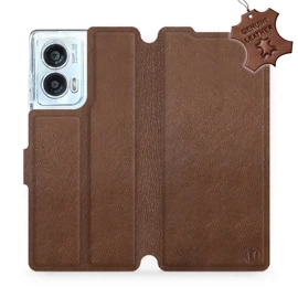Hülle für Motorola Edge 50 Fusion - Farbe Brown Leather