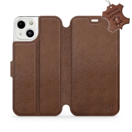 Hülle für Apple iPhone 13 - Farbe Brown Leather