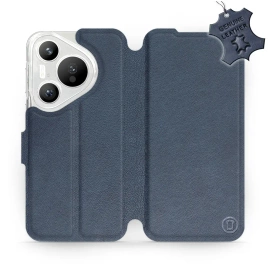 Hülle für Huawei Pura 70 - Farbe Blue Leather