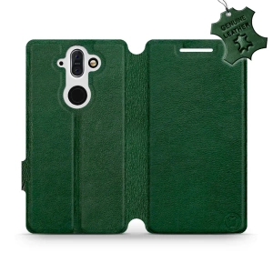 Hülle für Nokia 8 Sirocco - Farbe Green Leather