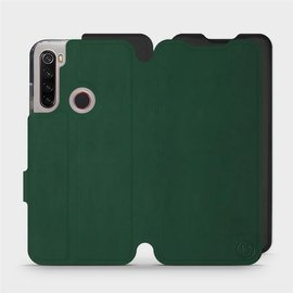 Hülle für Xiaomi Redmi Note 8 - Farbe Grün mit Schwarz