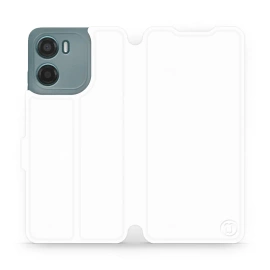 Hülle für Motorola Moto E15 - Farbe White&Orange