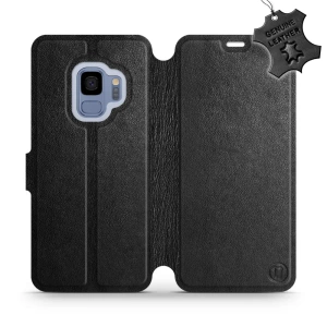 Hülle für Samsung Galaxy S9 - Farbe Black Leather