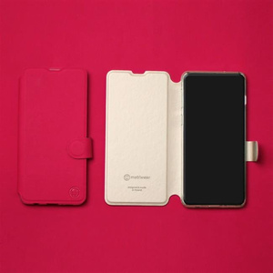 Hülle für Huawei Y6S - Farbe Rot mit Platin