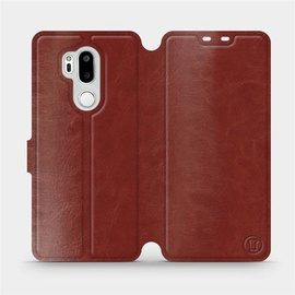Hülle für LG G7 ThinQ - Farbe Brown&Orange