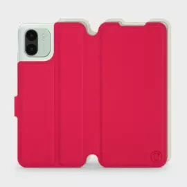 Hülle für Xiaomi Redmi A2 - Farbe Rot mit Platin