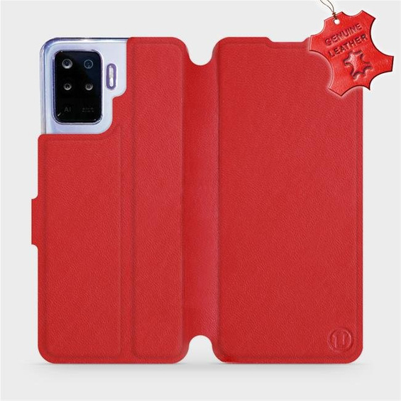 Hülle für OPPO Reno 5 Lite - Farbe Red Leather