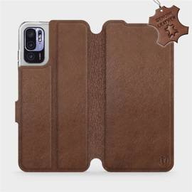 Hülle für Xiaomi Redmi Note 10 5G - Farbe Brown Leather