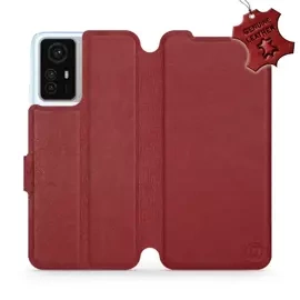 Hülle für Xiaomi Redmi Note 12S - Farbe Dark Red Leather