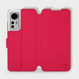 Hülle für Xiaomi 12 - Farbe Rot mit Platin