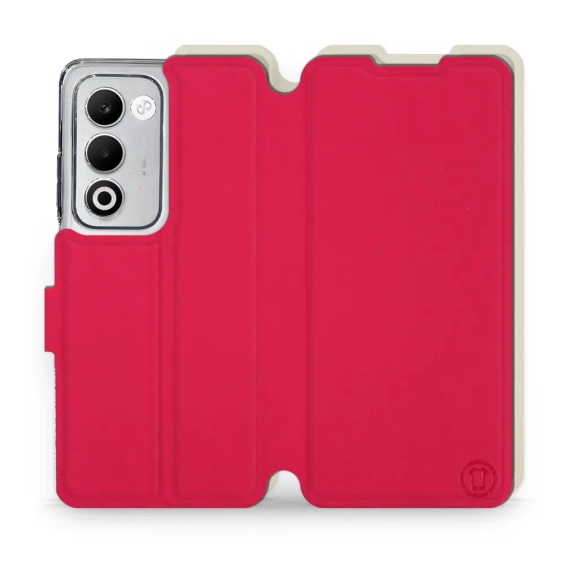 Hülle für OPPO A5 5G - Farbe Rot mit Platin