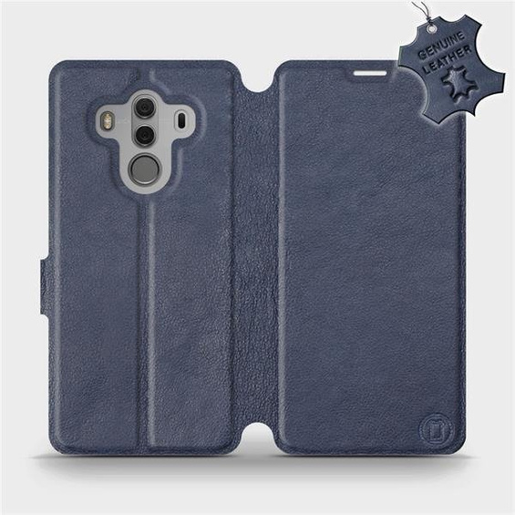 Hülle für Huawei Mate 10 Pro - Farbe Blue Leather