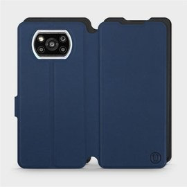 Hülle für Xiaomi POCO X3 Pro - Farbe Marine mit Schwarz