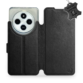 Hülle für Xiaomi Redmi 14C - Farbe Black Leather