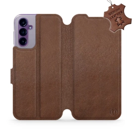 Hülle für Samsung Galaxy A14 5G - Farbe Brown Leather