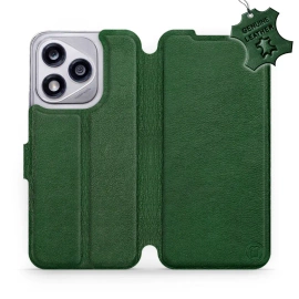 Hülle für Huawei Honor 400 Lite - Farbe Green Leather