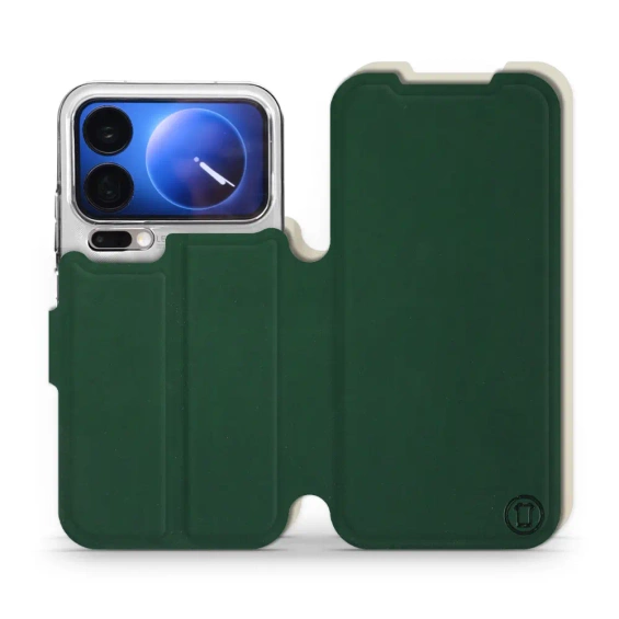 Hülle für Xiaomi 17 Pro - Farbe Grün mit Platin