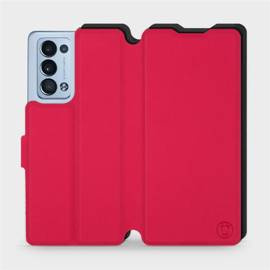 Hülle für OPPO Reno 6 Pro 5G - Farbe Rot mit Schwarz
