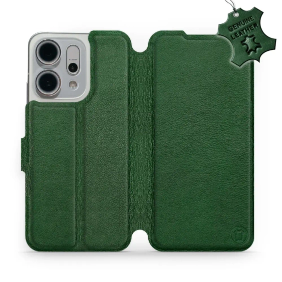 Hülle für OPPO Reno 14 5G - Farbe Green Leather
