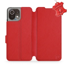 Hülle für Xiaomi 11 Lite 5G NE - Farbe Red Leather