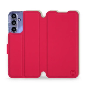 Hülle für Samsung Galaxy A15 4G - Farbe Rot mit Platin