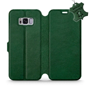 Hülle für Samsung Galaxy S8 Plus - Farbe Green Leather