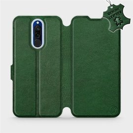 Hülle für Xiaomi Redmi 8 - Farbe Green Leather