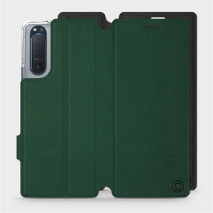 Hülle für Sony Xperia 5 II - Farbe Grün mit Schwarz