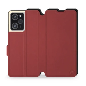 Hülle für Xiaomi Poco X5 Pro 5G - Farbe Dunkelrot mit Schwarz