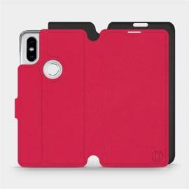 Hülle für Xiaomi Mi Mix 2S - Farbe Rot mit Schwarz