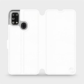 Hülle für Samsung Galaxy M31 - Farbe White&Gray