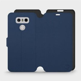 Hülle für LG G6 - Farbe Marine mit Schwarz