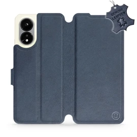 Hülle für OPPO A38 - Farbe Blue Leather